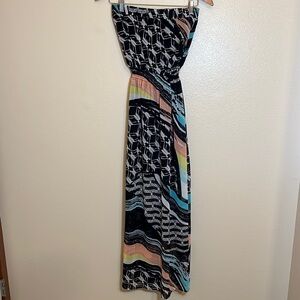 LOVE…ADY Strapless Maxi Dress